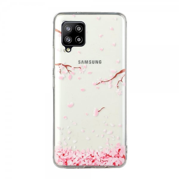 Samsung Galaxy A12 Kuori Aihe Fallande kukat
