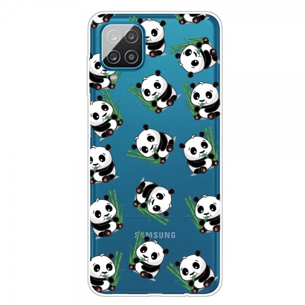 Samsung Galaxy A12 Kuori Aihe Panda ja Bamboo
