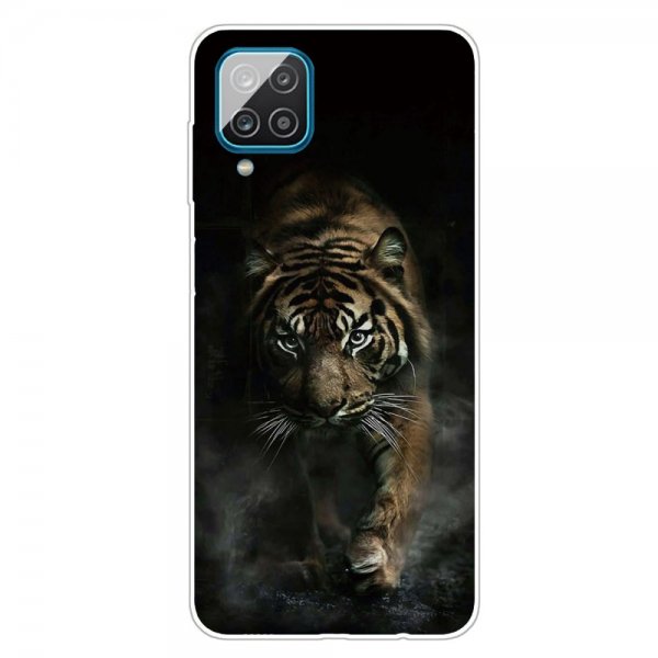 Samsung Galaxy A12 Kuori Aihe Suuret Tiger