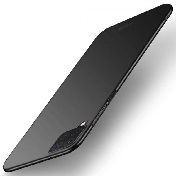 Samsung Galaxy A12 Kuori Shield Slim Musta