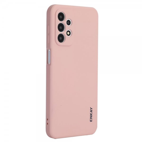Samsung Galaxy A23 5G Kuori Liquid Silicone Vaaleanpunainen