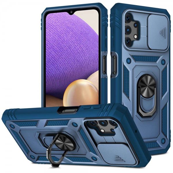 Samsung Galaxy A32 5G Kuori Kameran suojaus Telinetoiminto Sininen