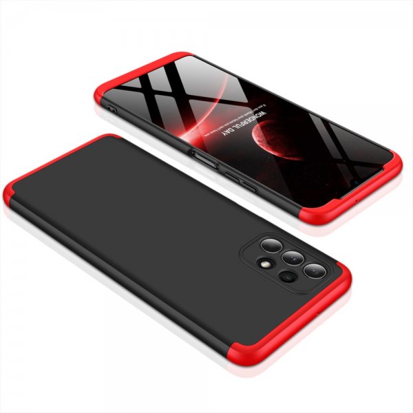 Samsung Galaxy A32 5G Kuori Kolmiosainen Musta Punainen