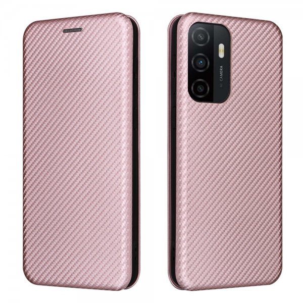 Samsung Galaxy A33 5G Kotelo Hiilikuiturakenne Ruusukulta