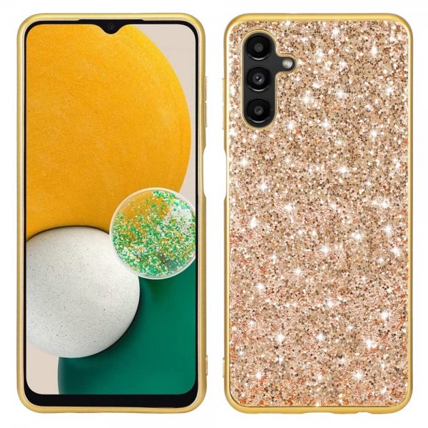 Samsung Galaxy A34 5G Kuori Glitter Kulta