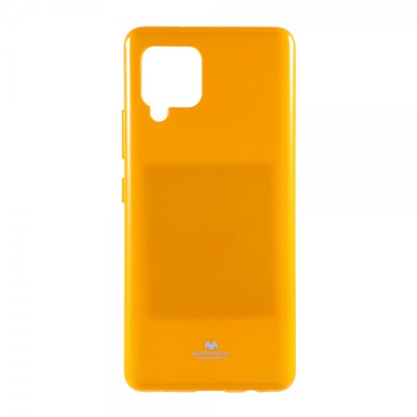 Samsung Galaxy A42 5G Kuori Jelly Glitter Keltainen