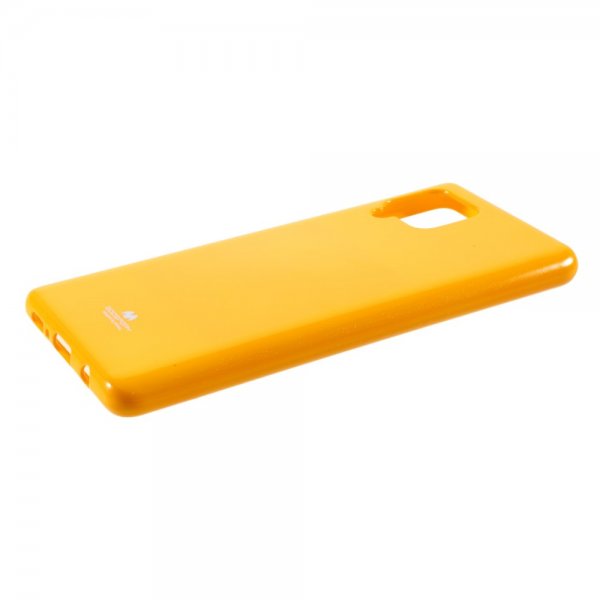 Samsung Galaxy A42 5G Kuori Jelly Glitter Keltainen