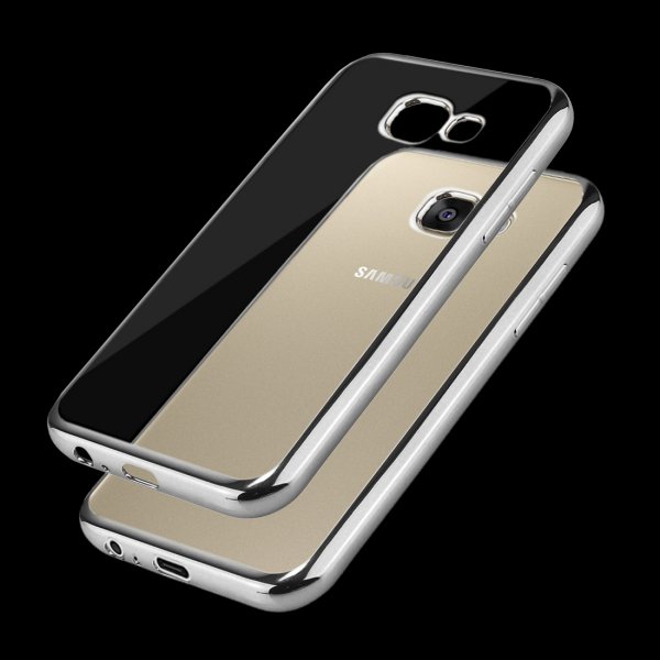 Samsung Galaxy A5 2017 Suojakuori TPU-materiaali-materiaali Kirkas Hopea
