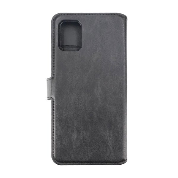 Samsung Galaxy A51 Kotelo Detachable Wallet Case Musta