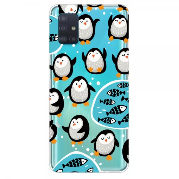 Samsung Galaxy A51 Suojakuori Motiv Pingviner
