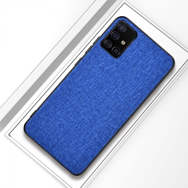 Samsung Galaxy A51 Kuori KangasRakenne Sininen