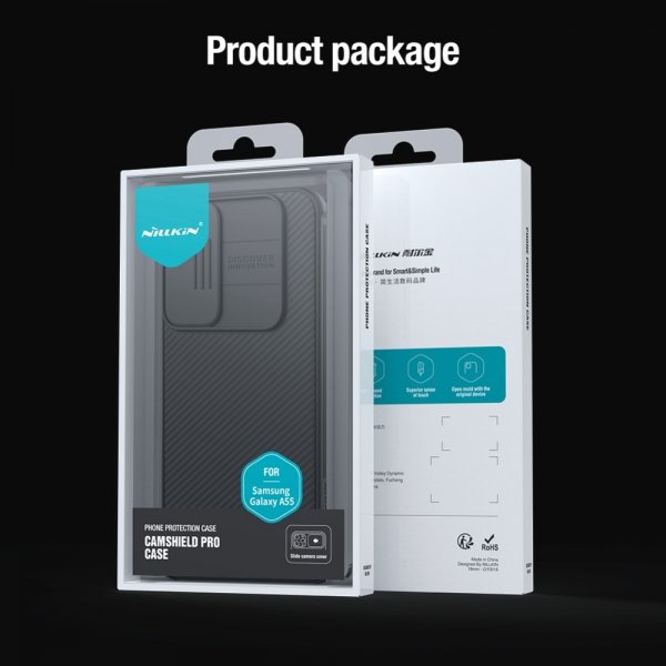 Samsung Galaxy A55 Kuori CamShield Pro Musta