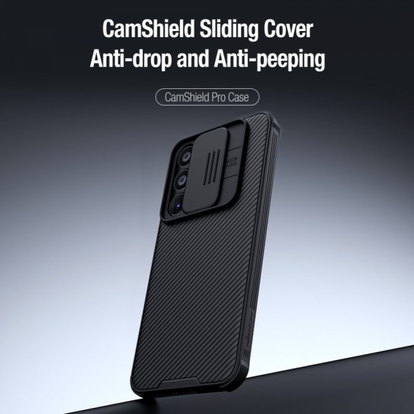 Samsung Galaxy A55 Kuori CamShield Pro Musta