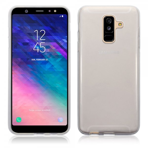 Samsung Galaxy A6 Plus 2018 Suojakuori TPU-materiaali-materiaali Kirkas