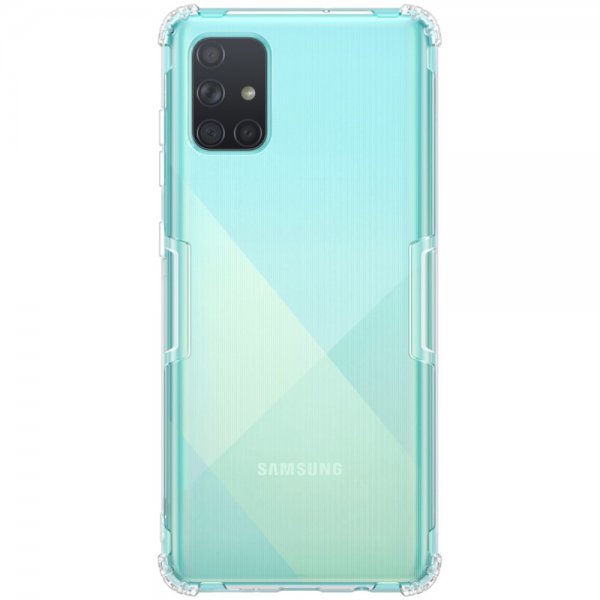 Samsung Galaxy A71 Suojakuori Nature Series Läpinäkyvä Valkoinen