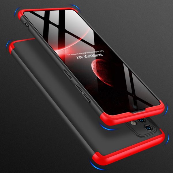 Samsung Galaxy A71 Kuori Kolmi Musta Punainen