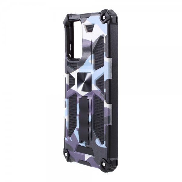Samsung Galaxy A72 Kuori Magneettisella jalustatoiminnolla Camouflage Navy
