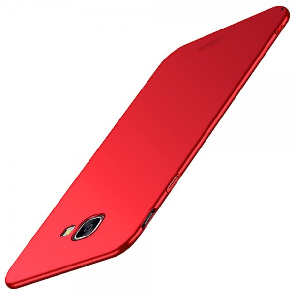 Samsung Galaxy J4 Plus Suojakuori Shield Slim Kovamuovi Punainen