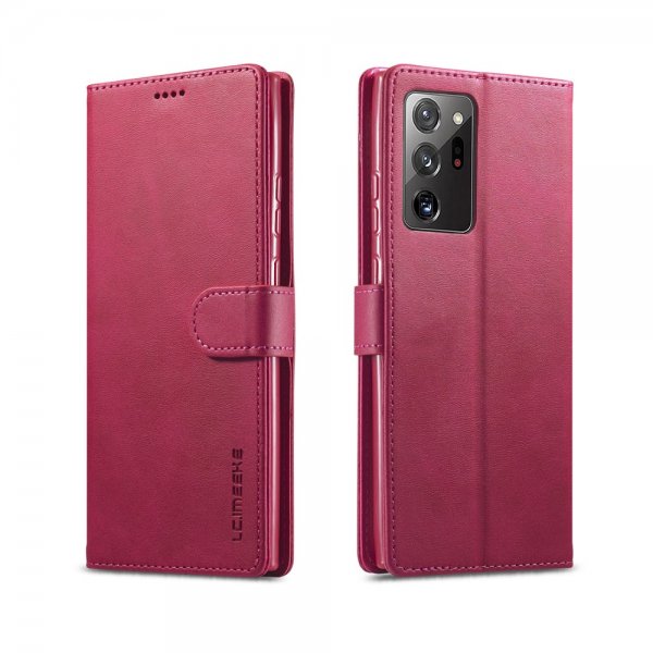 Samsung Galaxy Note 20 Kotelo Korttitaskulla Magenta