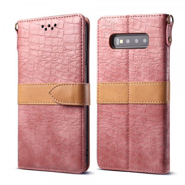 Samsung Galaxy S10 Kotelo kuvio Vaaleanpunainen