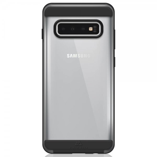 Samsung Galaxy S10 Kuori Air Robust Case Musta Läpinäkyvä