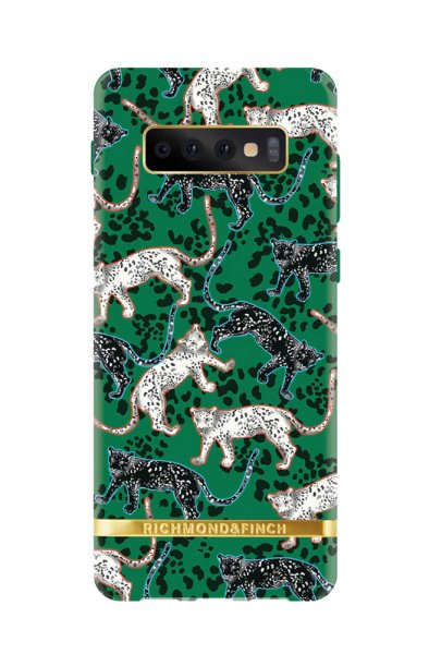 Samsung Galaxy S10 Suojakuori Green Leopard