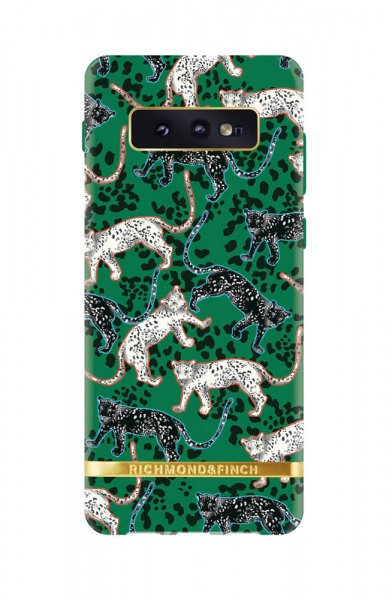 Samsung Galaxy S10E Suojakuori Green Leopard