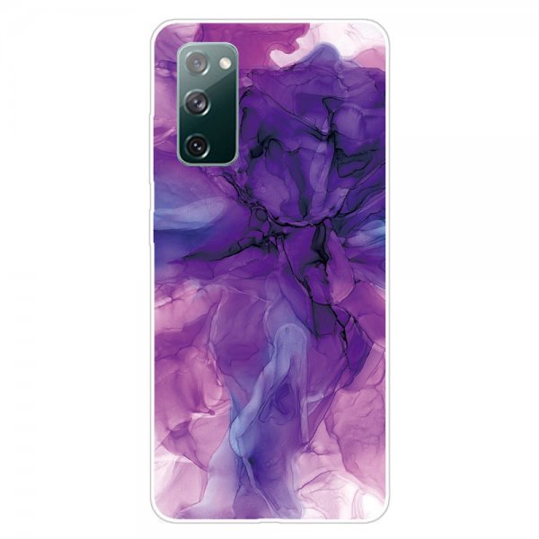 Samsung Galaxy S20 FE Kuori Marmori Violetti