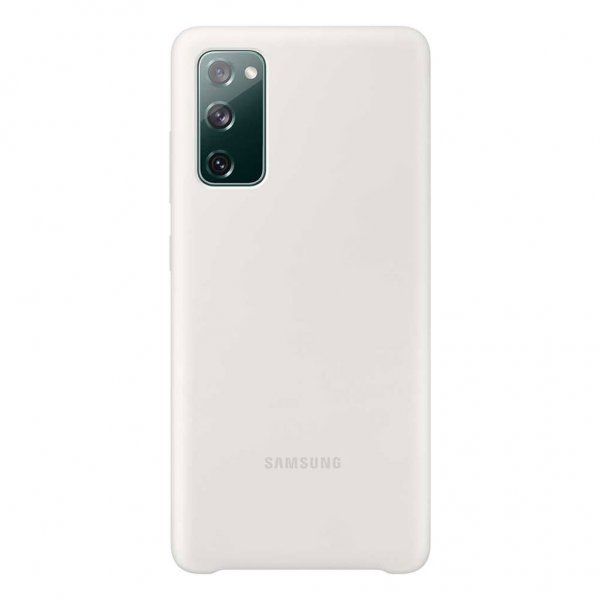 Original Samsung Galaxy S20 FE Suojakuori Silikonikuori Valkoinen