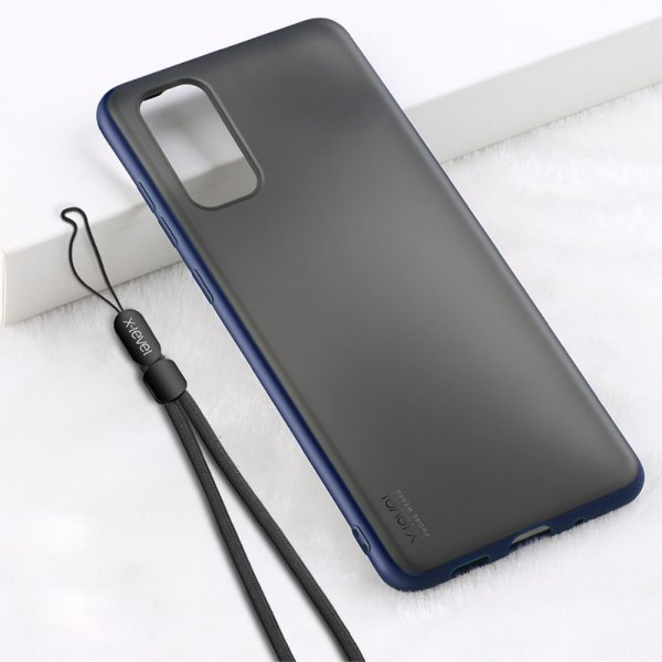 Samsung Galaxy S20 Suojakuori Rannekkeella Sininen