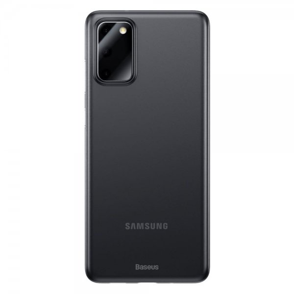 Samsung Galaxy S20 Suojakuori Wing Case Läpinäkyvä Musta