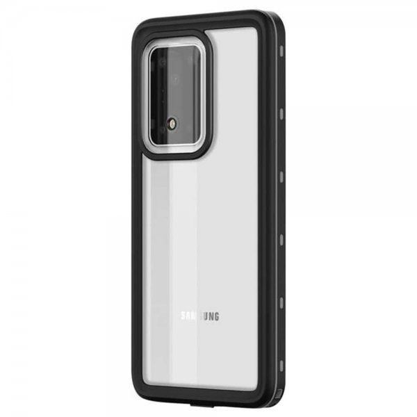 Samsung Galaxy S20 Ultra Kuori 360° Hero Case Musta Läpinäkyvä
