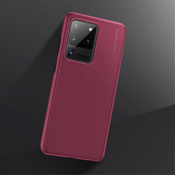 Samsung Galaxy S20 Ultra Suojakuori Knight Series VinPunainen
