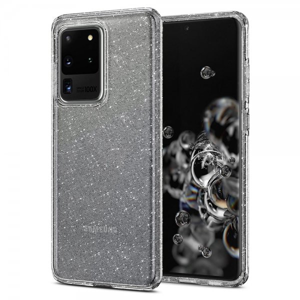 Samsung Galaxy S20 Ultra Kuori Liquid Crystal Glitter Crystal Quartz