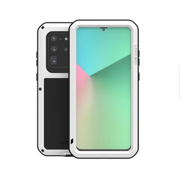 Samsung Galaxy S20 Ultra Suojakuori Powerful Case Valkoinen