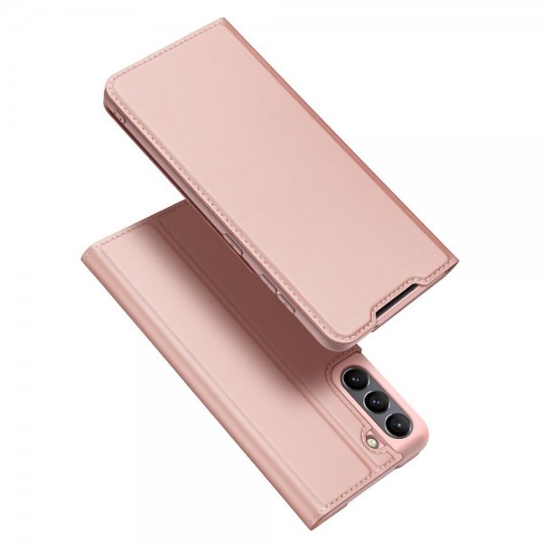 Samsung Galaxy S21 FE Kotelo Skin Pro Series Vaaleanpunainen