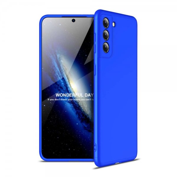 Samsung Galaxy S21 Plus Kuori Kolmiosainen Sininen