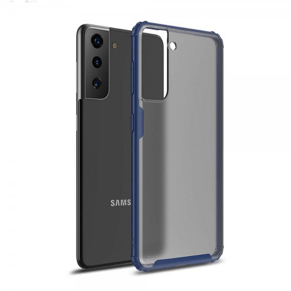 Samsung Galaxy S21 Kuori Frosted Takaosa Sininen