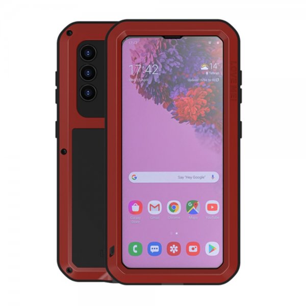 Samsung Galaxy S21 Kuori Powerful Case Punainen