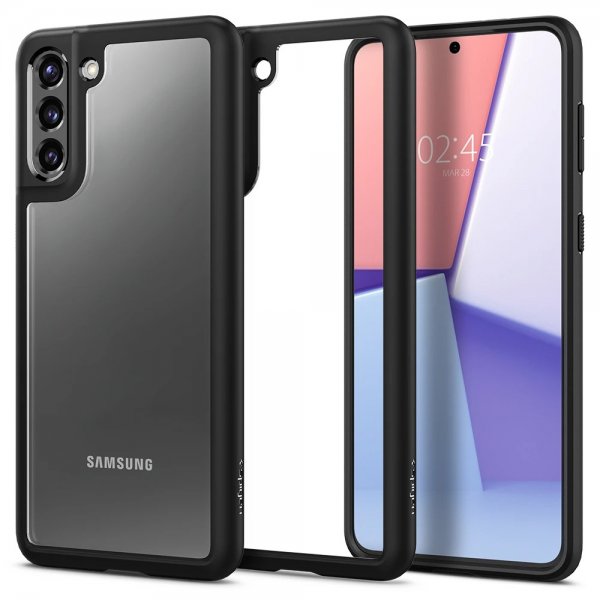 Samsung Galaxy S21 Suojakuori Ultra Hybrid Matte Black