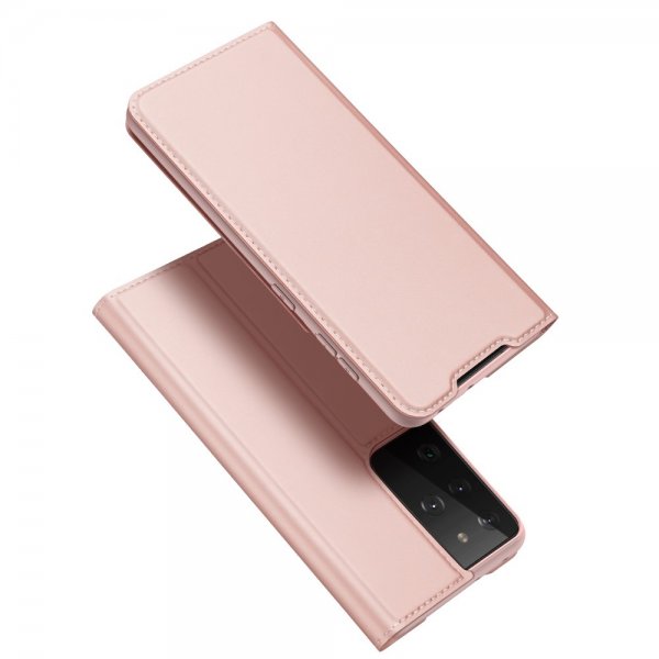 Samsung Galaxy S21 Ultra Kotelo Skin Pro Series Vaaleanpunainen