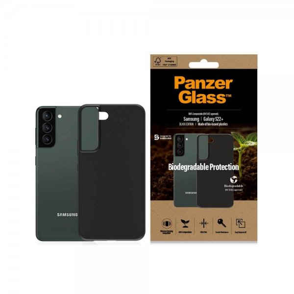 Samsung Galaxy S22 Plus Kuori Biodegradable Case Musta