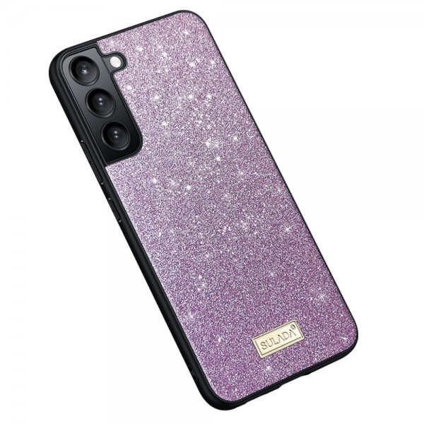Samsung Galaxy S22 Plus Kuori Glitter Violetti