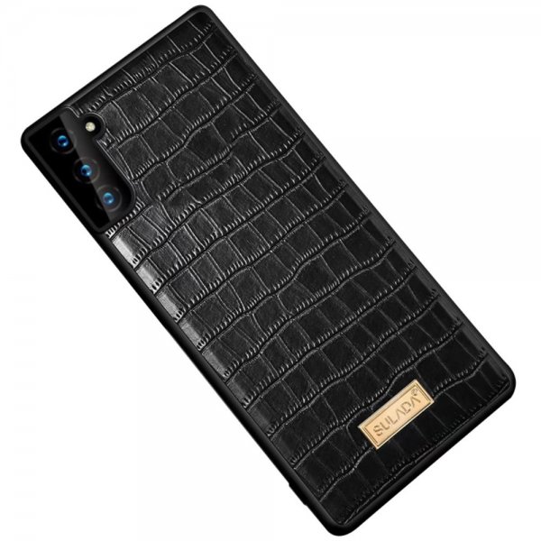Samsung Galaxy S22 Plus Kuori Krokotiilikuvio Musta