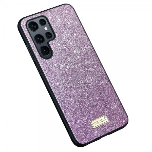 Samsung Galaxy S22 Ultra Kuori Glitter Violetti