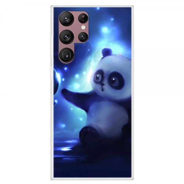 Samsung Galaxy S22 Ultra Skal Motiv Tecknad Panda