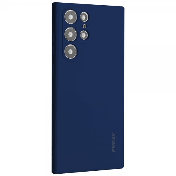 Samsung Galaxy S22 Ultra Kuori Silikoni Sininen