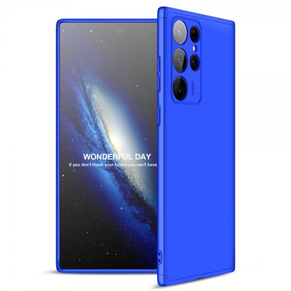 Samsung Galaxy S22 Ultra Kuori Kolmiosainen Sininen