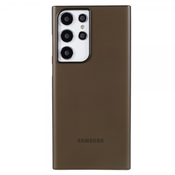Samsung Galaxy S22 Ultra Kuori Ultra Thin Läpinäkyvä Musta