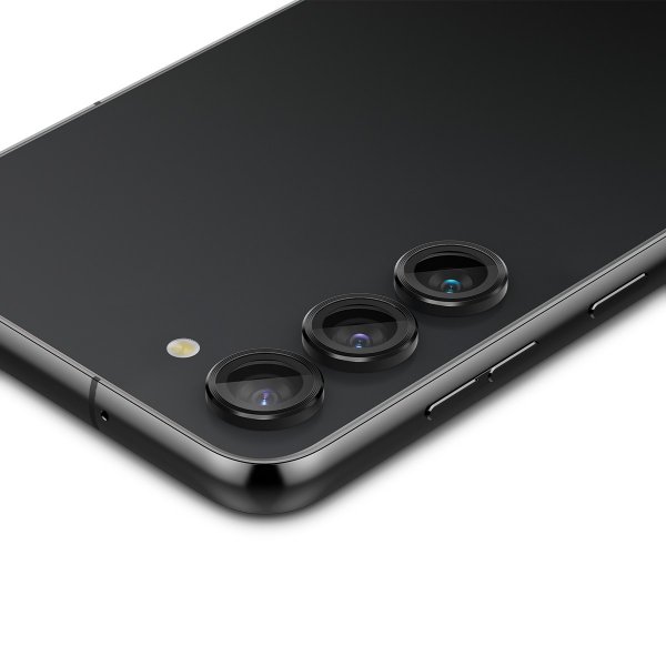 Samsung Galaxy S23/S23 Plus/S24 Kameran suoja GLAS.tR EZ Fit Optik Pro 2-pack Musta
